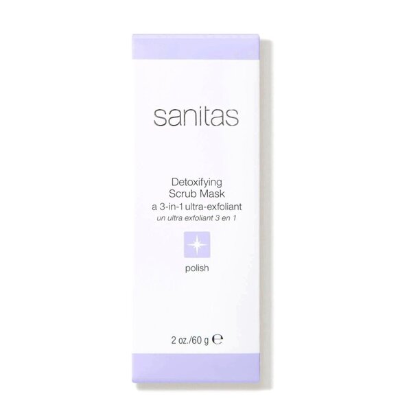 Skin Care Sanitas Detoxifying Scrub Mask a 3 in1 exfoliant 60g 2oz - Picture 2 of 2